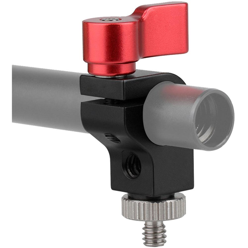 CAMVATE Single 15mm Rod Clamp with 1 4"-20 Thread & Screw