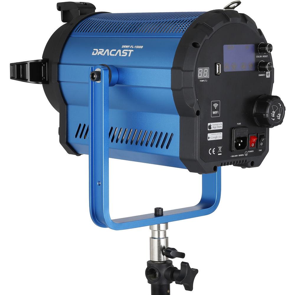 Dracast LED1500 Daylight LED Fresnel with Wi-Fi