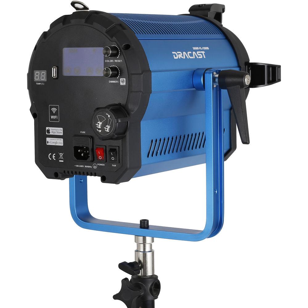 Dracast LED1500 Daylight LED Fresnel with Wi-Fi