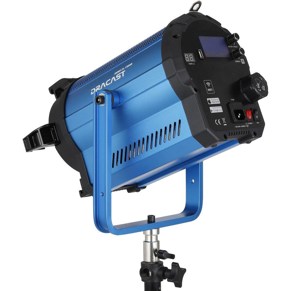 Dracast LED1500 Daylight LED Fresnel with Wi-Fi