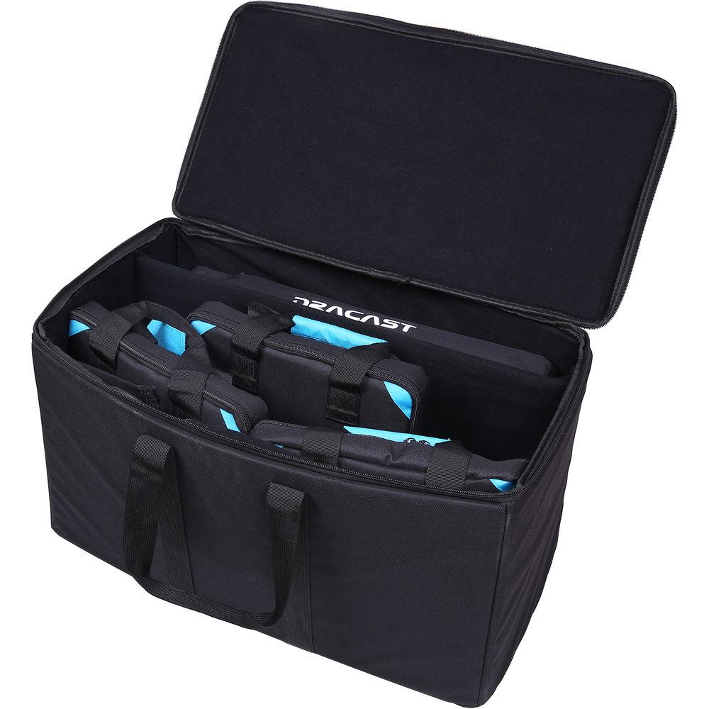 Dracast LED500 S-Series Bi-Color 3-Light Kit with V-Mount Battery Plates and Soft Case