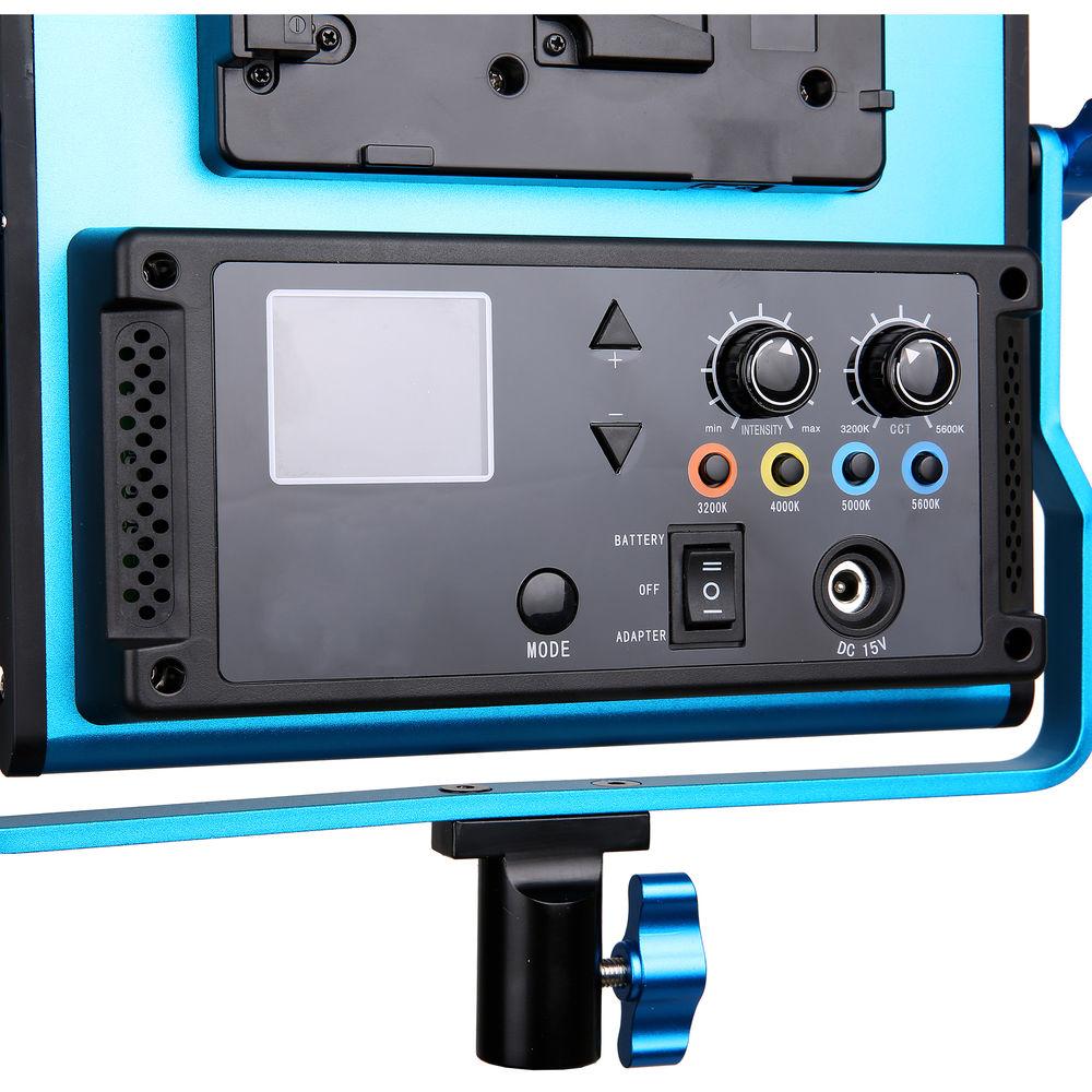 Dracast S-Series Plus Bi-Color LED500 Panel with V-Mount Battery Plate