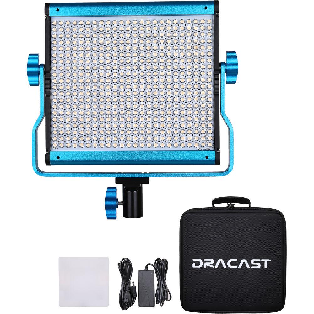 Dracast S-Series Plus Bi-Color LED500 Panel with V-Mount Battery Plate
