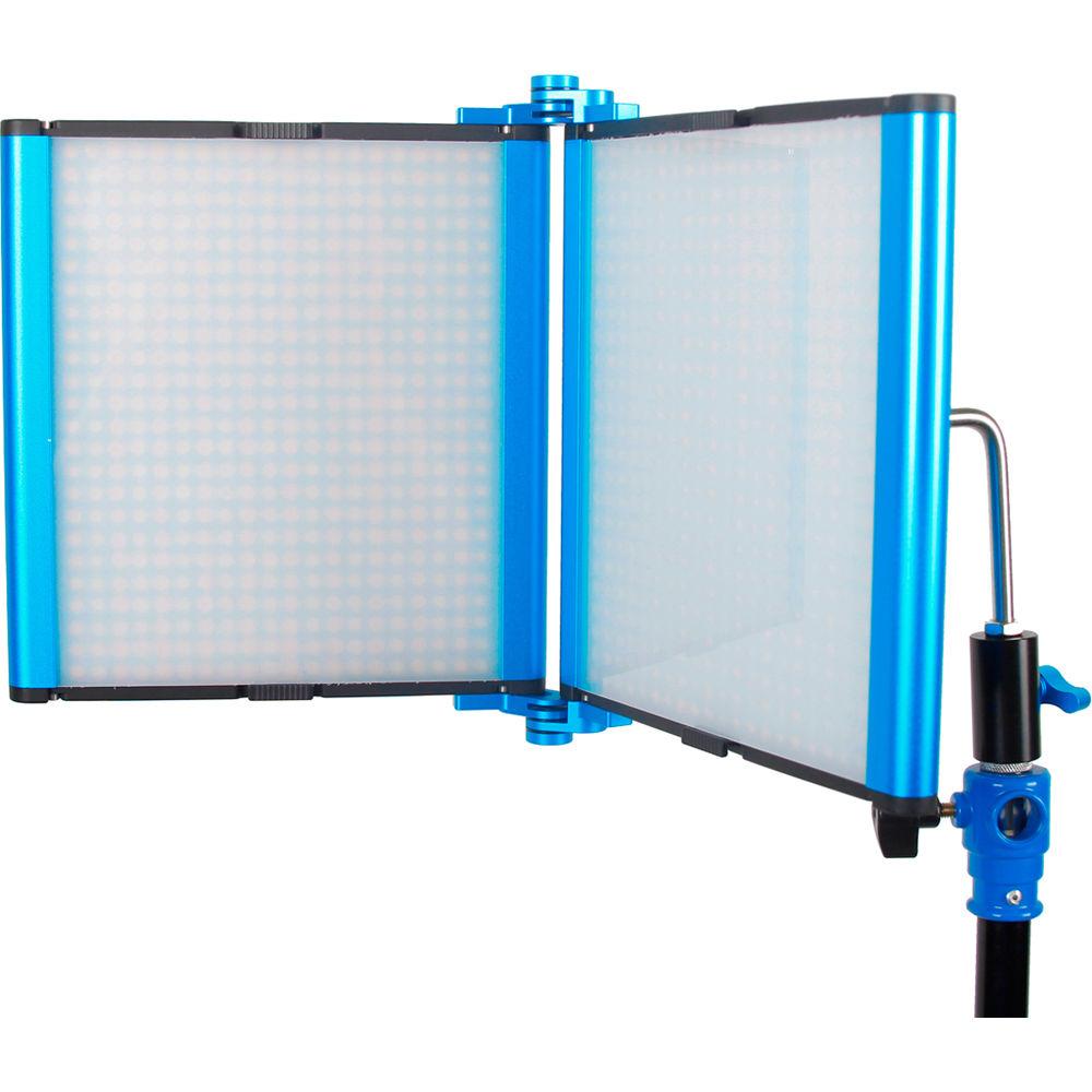 Dracast Silver Series LED1000 Daylight Foldable 3-Light Kit with Soft Case