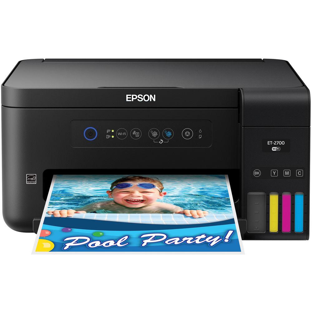 Epson WorkForce ET-2700 EcoTank All-In-One Inkjet Printer