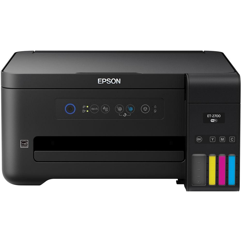 Epson WorkForce ET-2700 EcoTank All-In-One Inkjet Printer, Epson, WorkForce, ET-2700, EcoTank, All-In-One, Inkjet, Printer