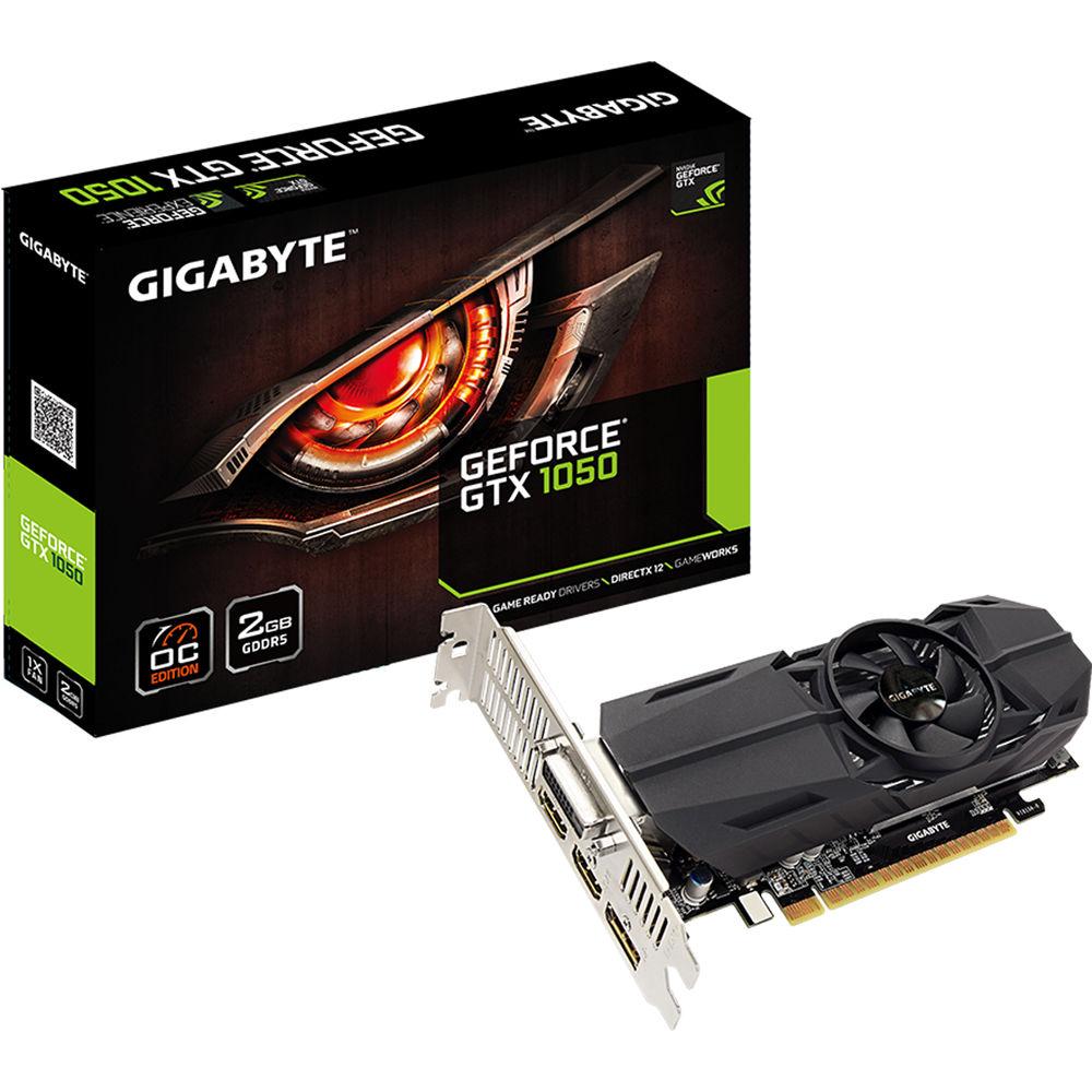 Gigabyte GeForce GTX 1050 OC Low Profile 2G Graphic Card