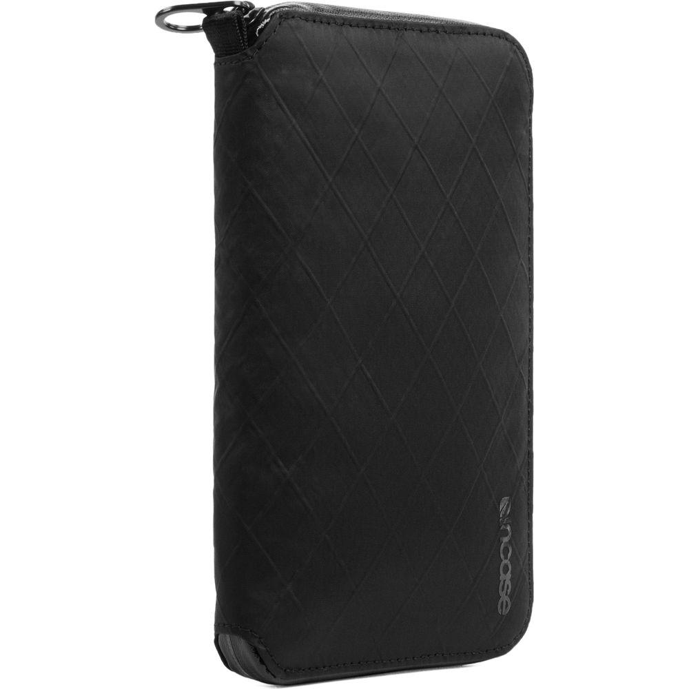 Incase Designs Corp Travel Passport Zip Wallet Diamond Wire