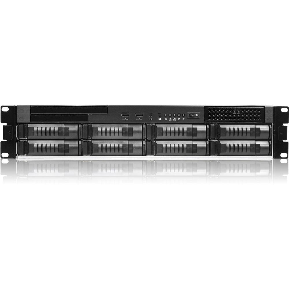 iStarUSA 8-Bay Storage Server Rackmount Chassis with 800W Redundant Power Supply
