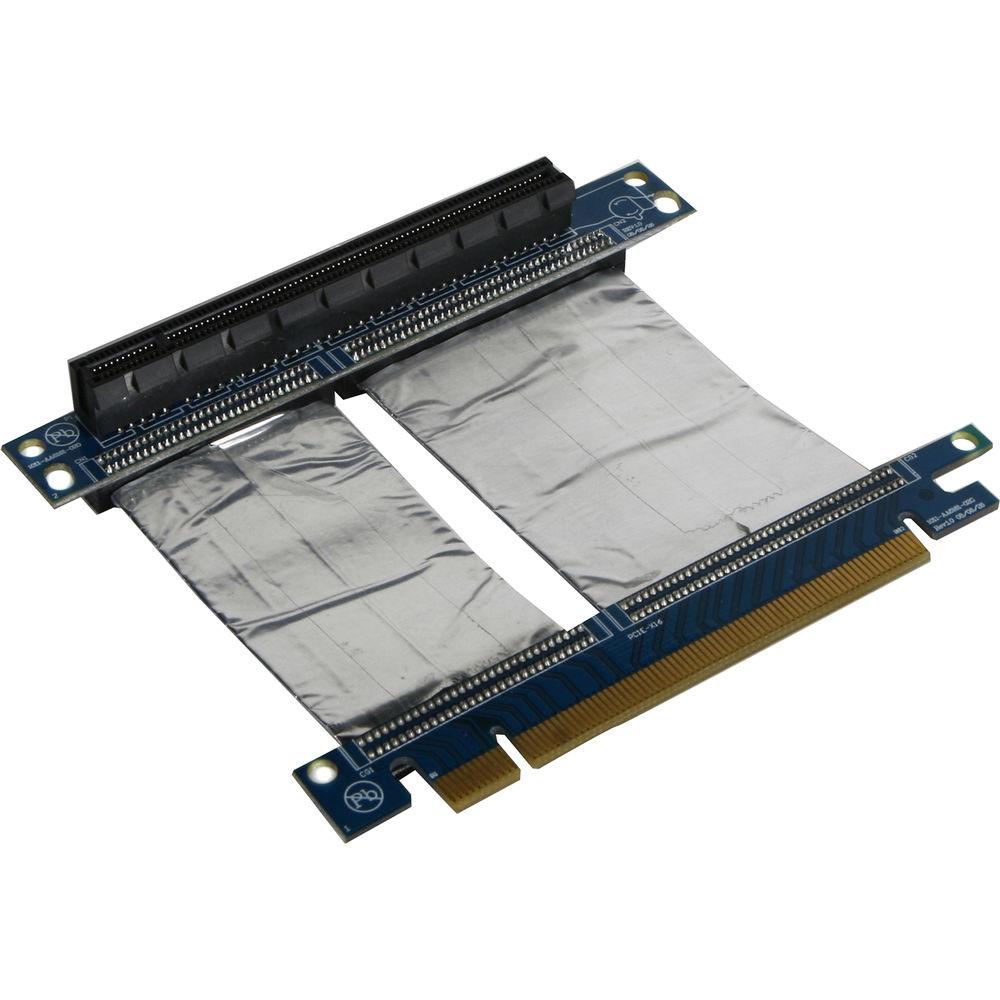 iStarUSA PCIe x16 Riser Card with 3" Ribbon Cable