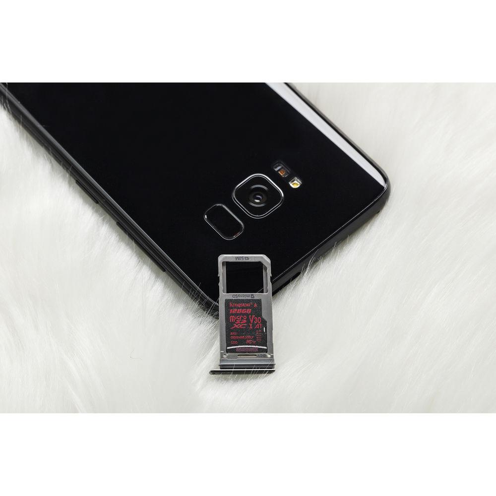 Kingston 64GB Canvas React UHS-I microSDXC Memory Card with SD Adapter