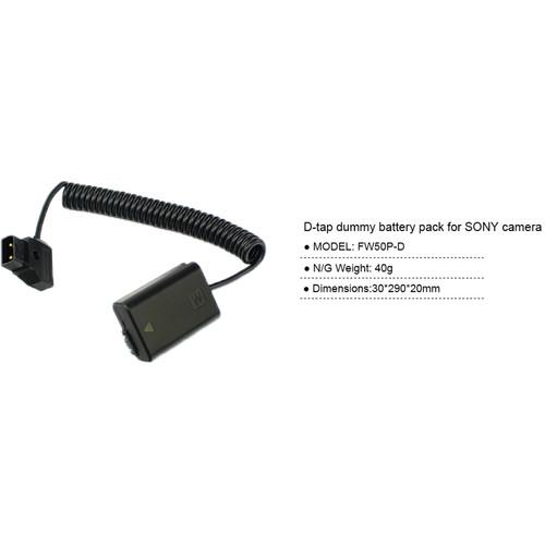LanParte D-Tap to NP-FW50 Fixed Voltage Battery Pack for Select Sony Cameras