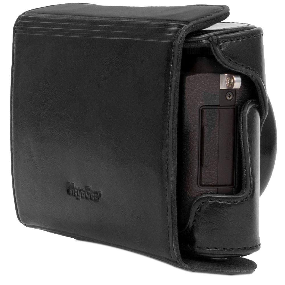 MegaGear Ever Ready Leather Camera Case for Fujifilm X30