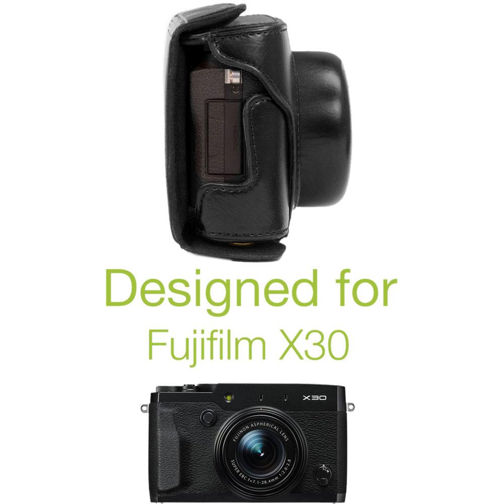 MegaGear Ever Ready Leather Camera Case for Fujifilm X30