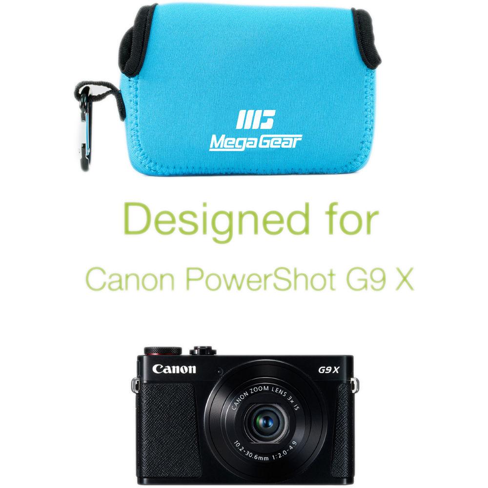 MegaGear Ultra-Light Neoprene Camera Case with Carabiner for Canon PowerShot G9 X