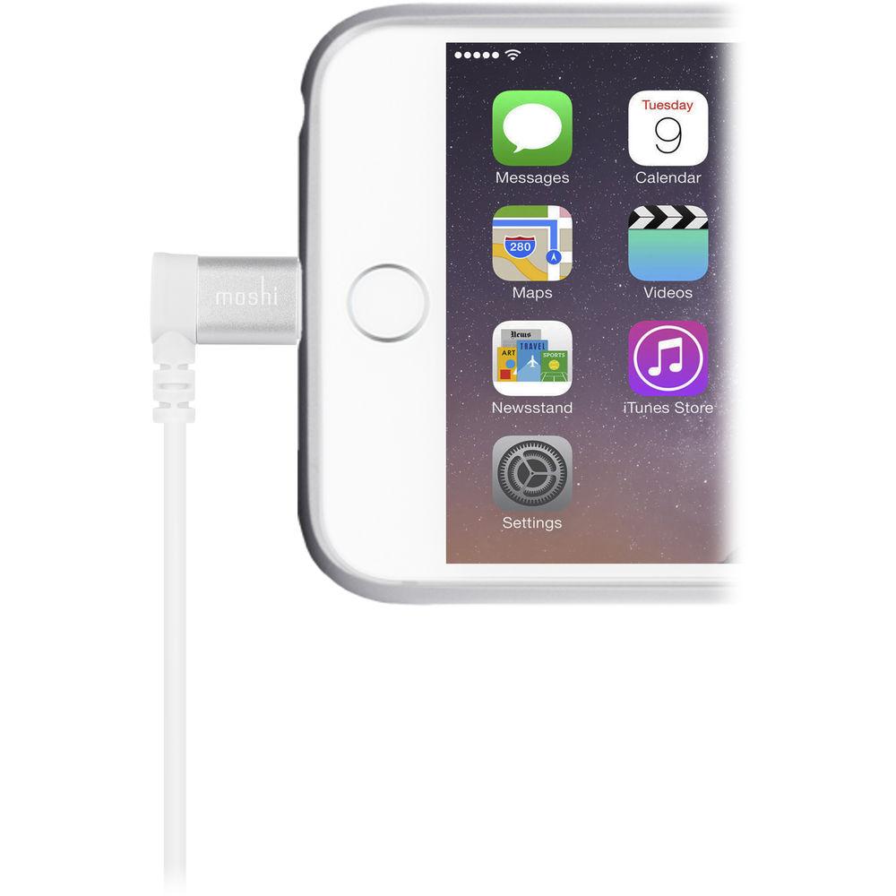 Moshi USB Type-A Male to Angled Lightning Male Cable