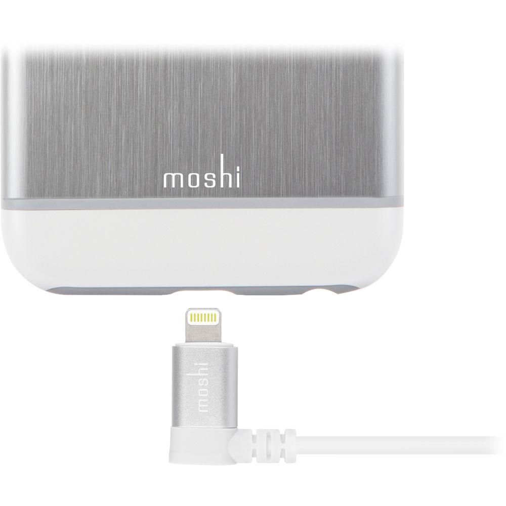 Moshi USB Type-A Male to Angled Lightning Male Cable