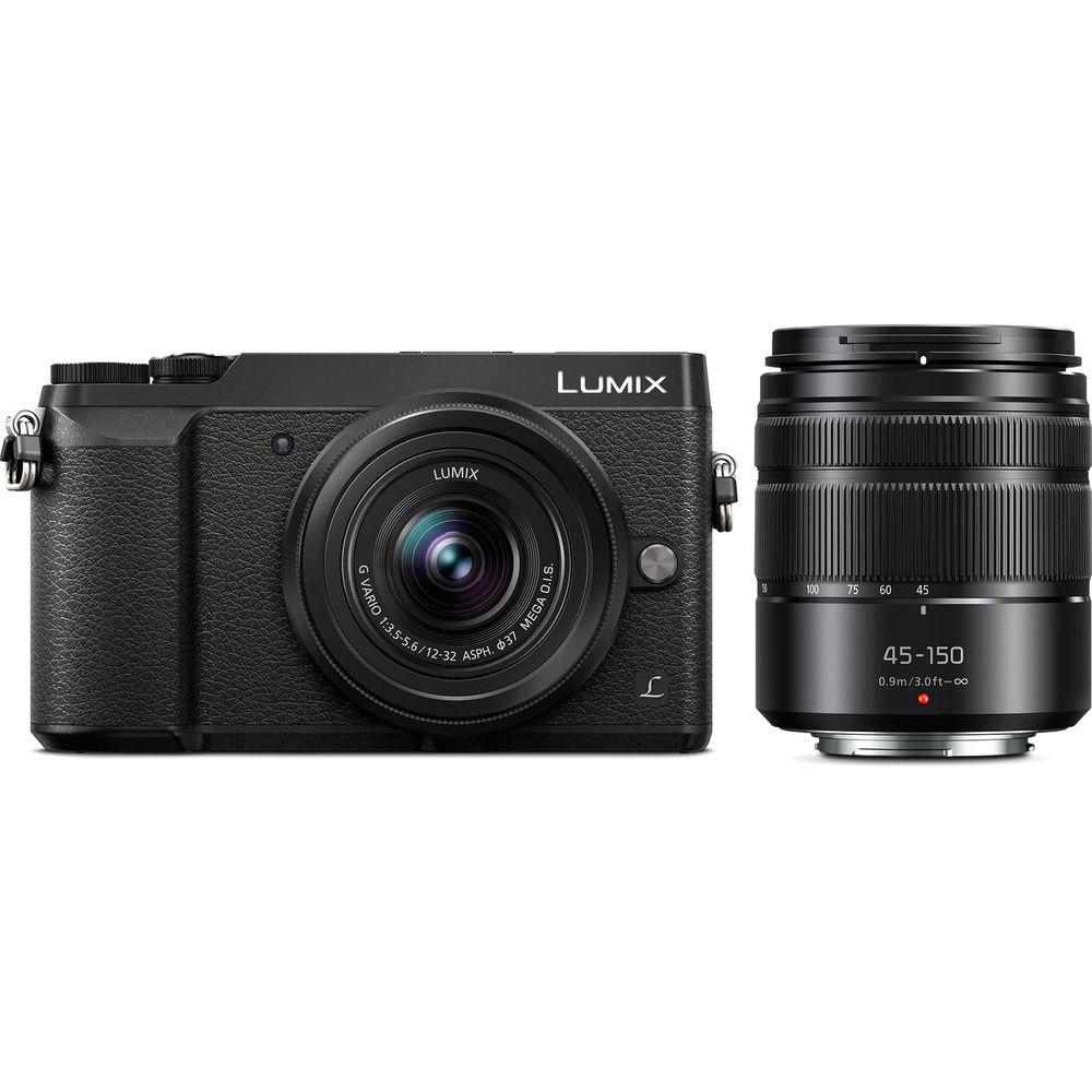 Panasonic Lumix DMC-GX85 Mirrorless Micro Four Thirds Digital Camera with 12-32mm and 45-150mm Lenses