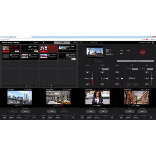 Panasonic P2 HD Video Streaming Software
