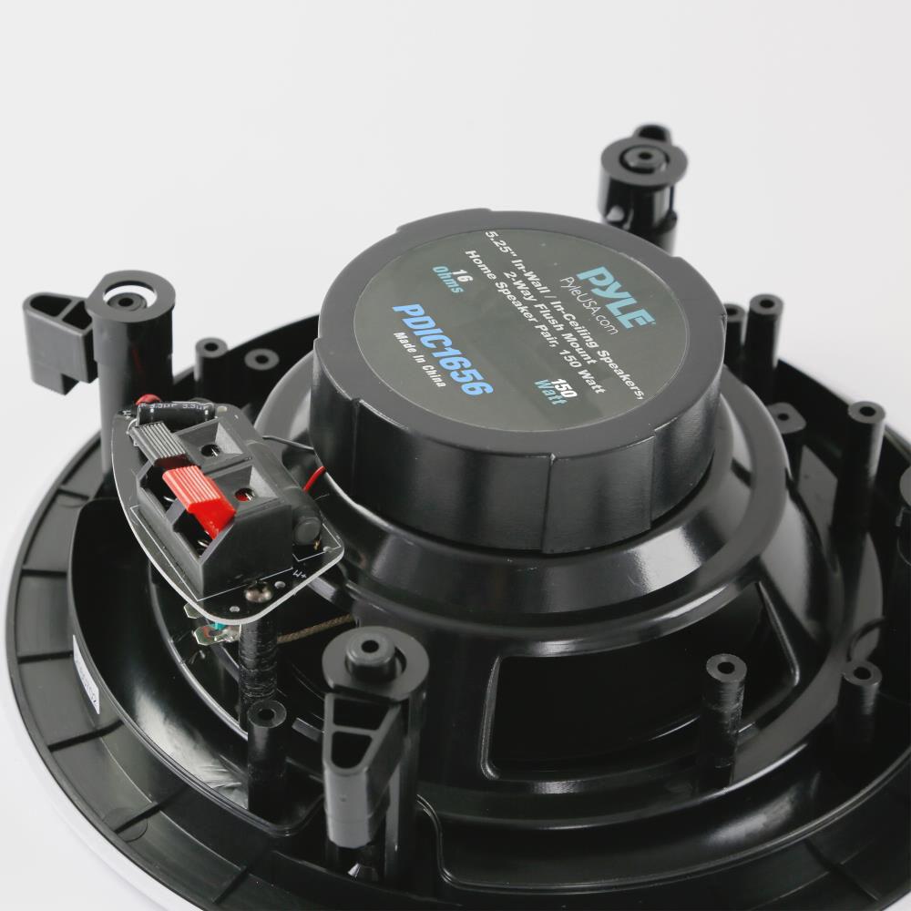 Pyle Pro PDIC1656 5.25" In-Wall In-Ceiling 150W 2-Way Stereo Speakers