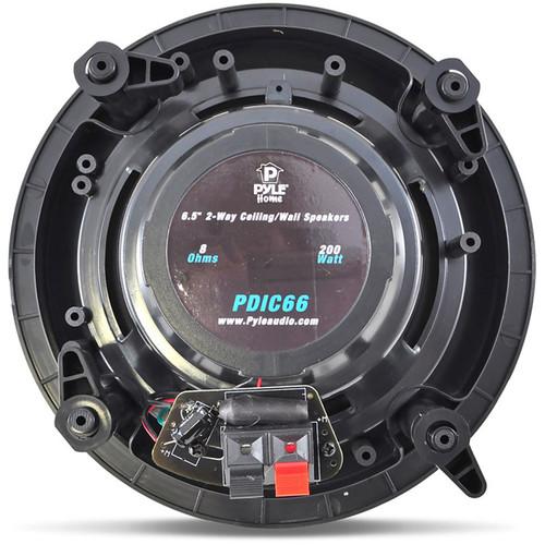 Pyle Pro PDIC66 6.5" In-Wall In-Ceiling 200W 2-Way Dual Stereo Speakers