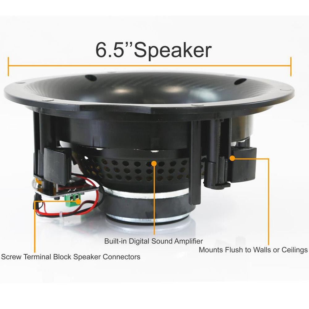 Pyle Pro PDICBT67 6.5" Bluetooth Ceiling Wall Speakers