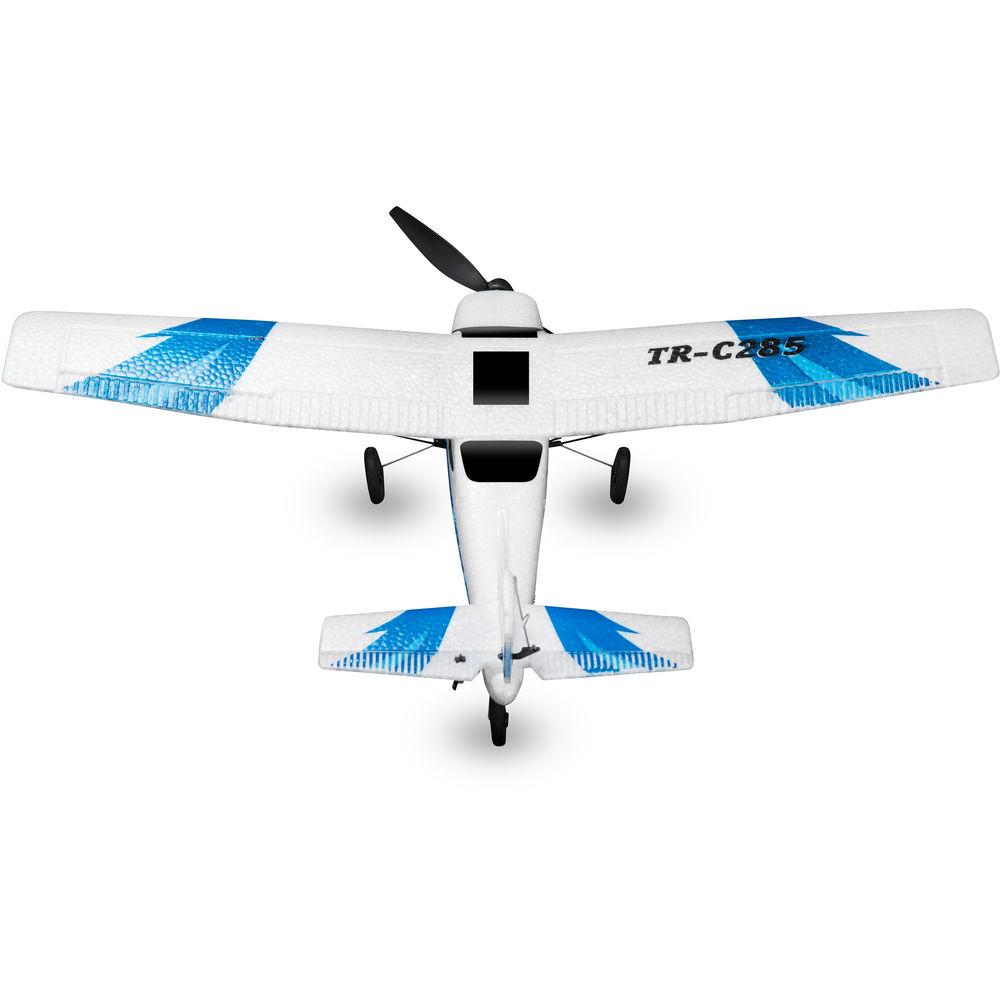 Top Race 3-Channel RTF Remote Control Airplane with Built-In 6-Axis Gyro System