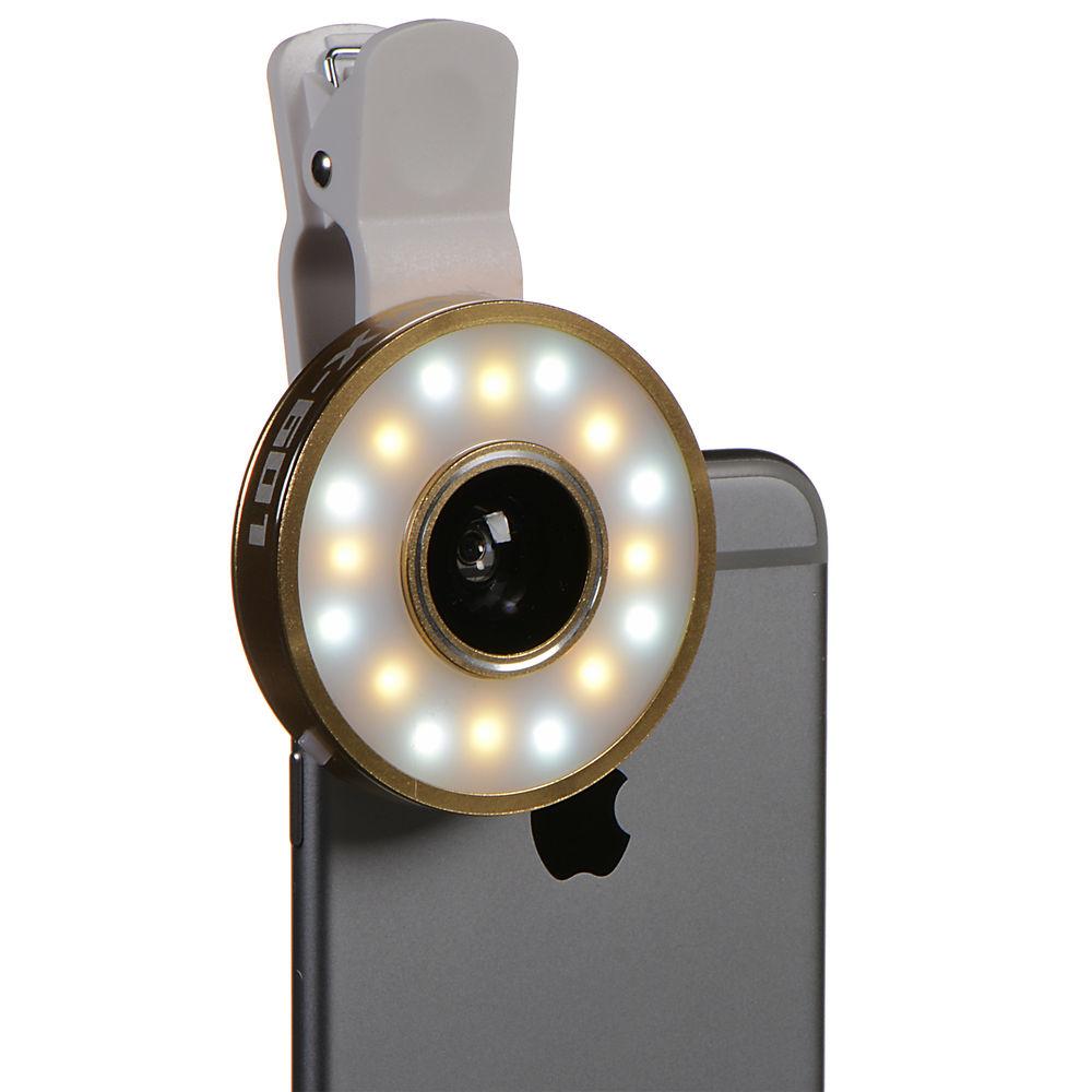 XP PhotoGear 6-in-1 LED Light Mobile Phone Lens Kit