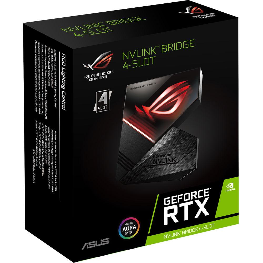 ASUS Republic of Gamers GeForce RTX NVLink SLI Bridge