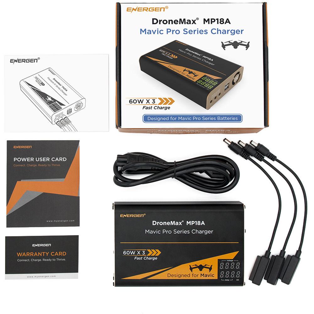 ENERGEN DroneMax MP18A AC Drone Battery Charger for DJI Mavic Pro