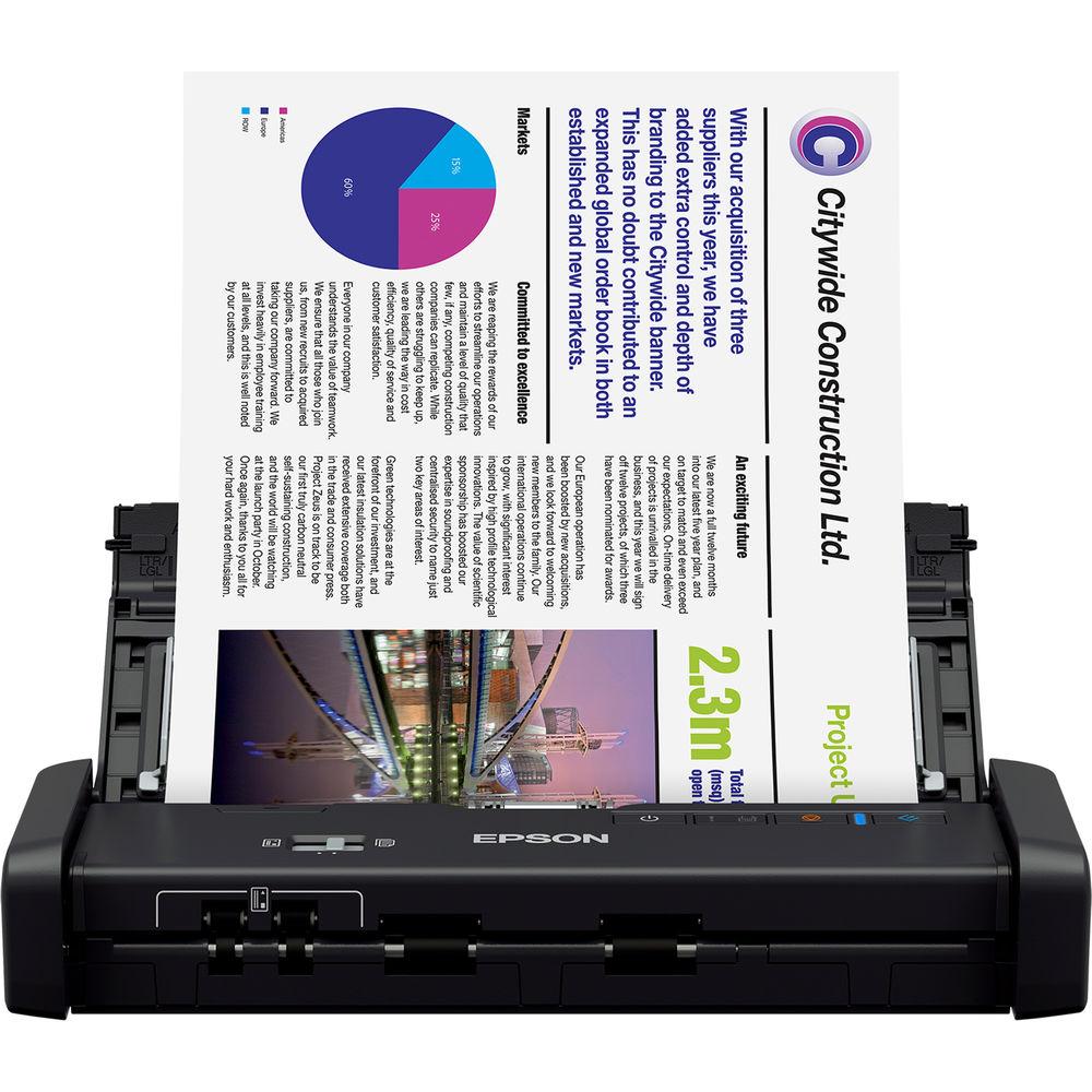 Epson WorkForce ES-200 Portable Duplex Document Scanner