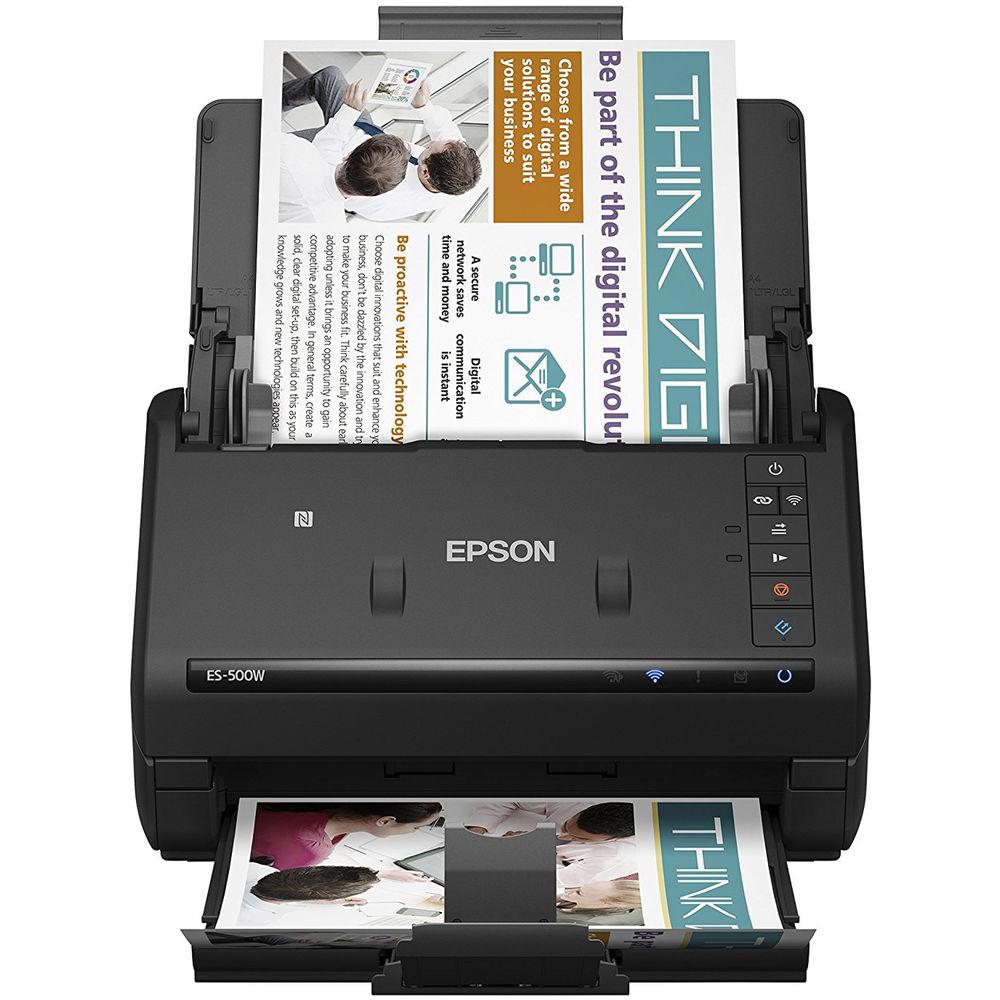 Epson WorkForce ES-500W Wireless Duplex Document Scanner