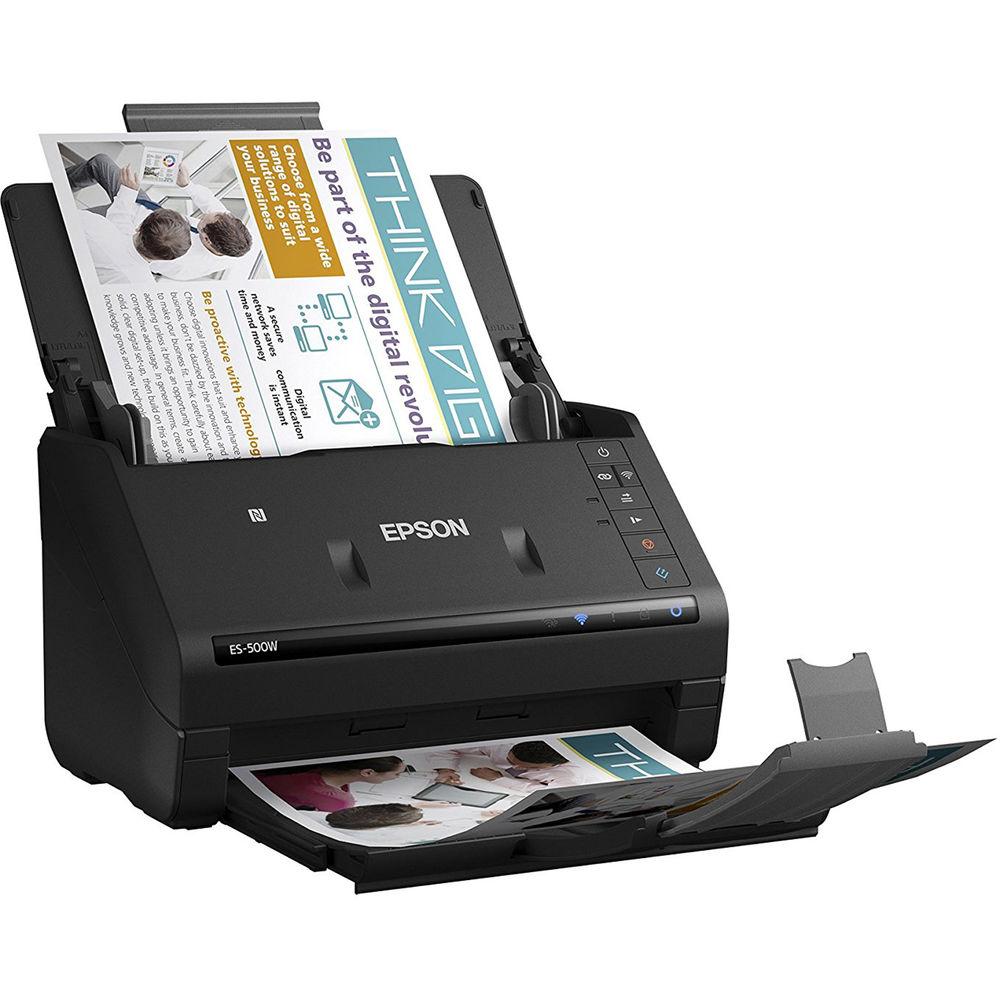 Epson WorkForce ES-500W Wireless Duplex Document Scanner