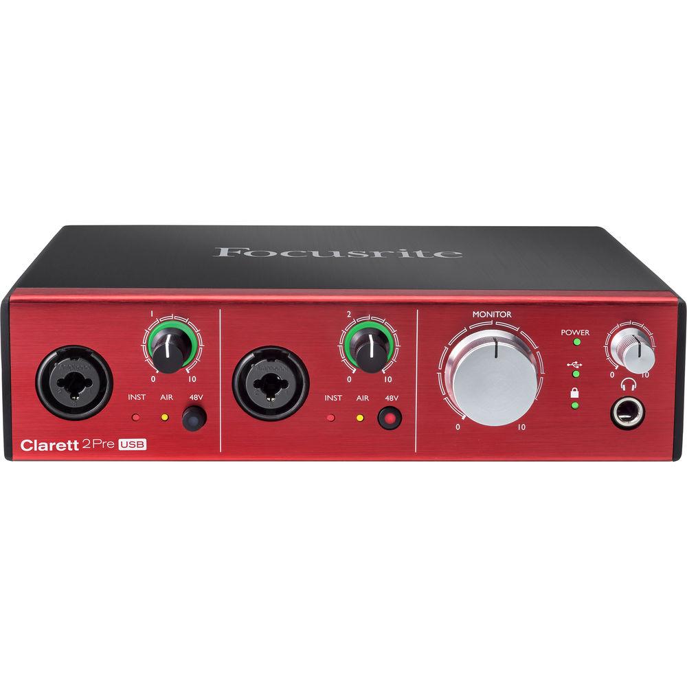 Focusrite Clarett 2Pre USB 10x4 USB Audio Interface