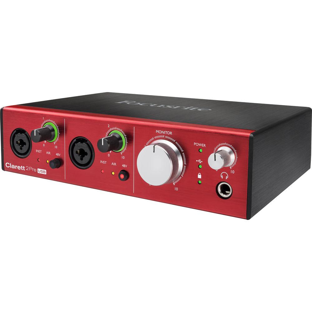 Focusrite Clarett 2Pre USB 10x4 USB Audio Interface