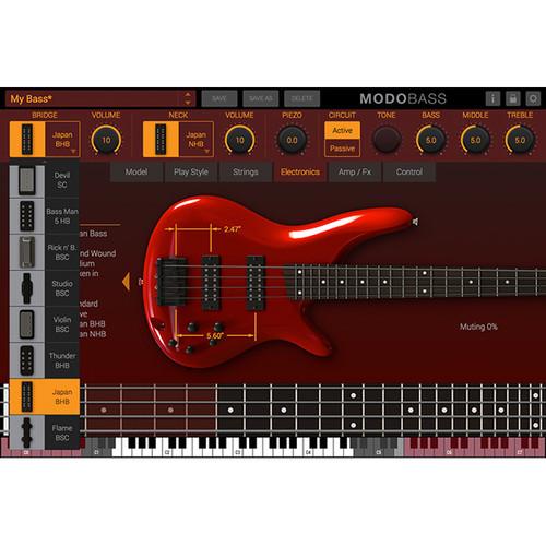 IK Multimedia MODO BASS - Electric Bass Virtual Instrument