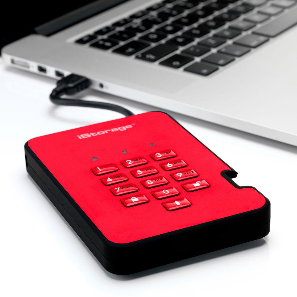 Istorage 1TB diskAshur2 USB 3.1 Encrypted Portable HDD