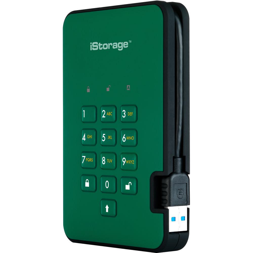 Istorage 4TB diskAshur2 USB 3.1 Encrypted Portable SSD