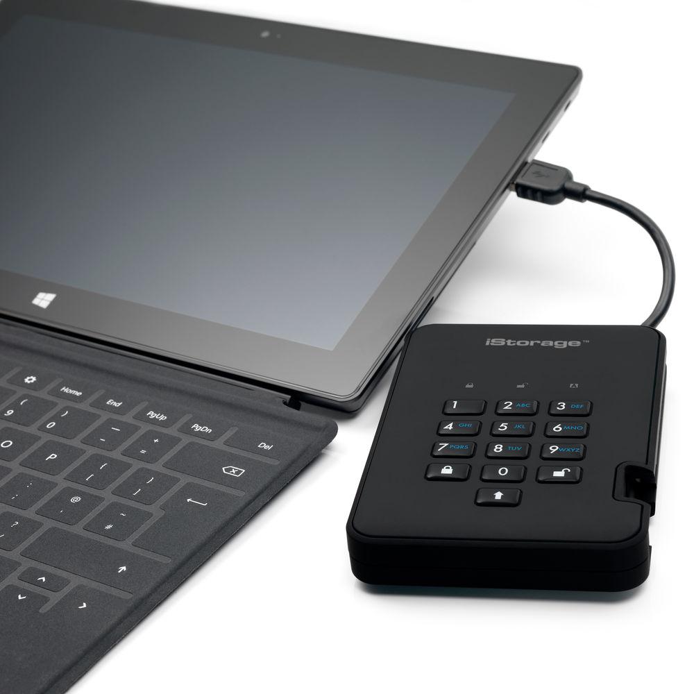 Istorage 500GB diskAshur2 USB 3.1 Encrypted Portable HDD