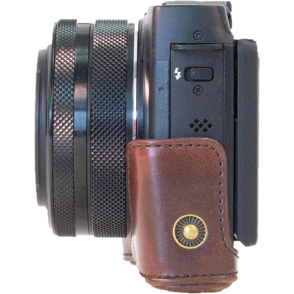 MegaGear Ever Ready PU Leather Camera Case with Strap for Canon PowerShot G1 X Mark II