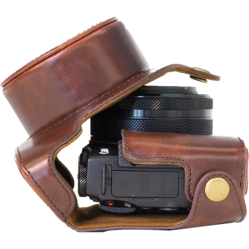 MegaGear Ever Ready PU Leather Camera Case with Strap for Canon PowerShot G1 X Mark II
