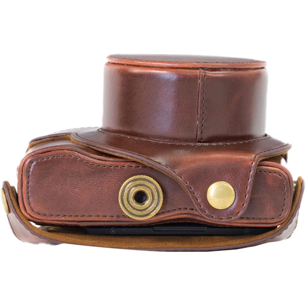 MegaGear Ever Ready PU Leather Camera Case with Strap for Canon PowerShot G1 X Mark II