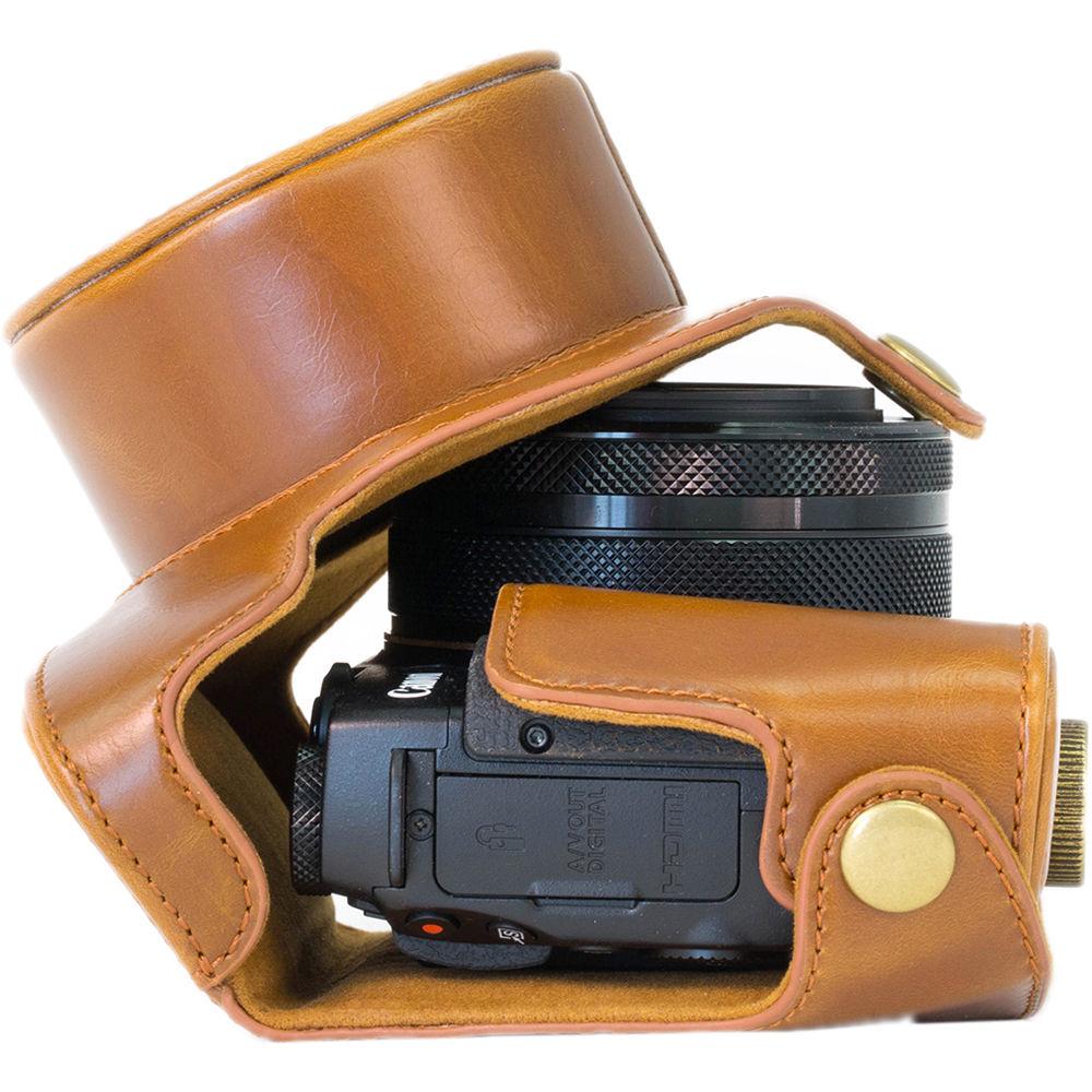 MegaGear Ever Ready PU Leather Camera Case with Strap for Canon PowerShot G1 X Mark II