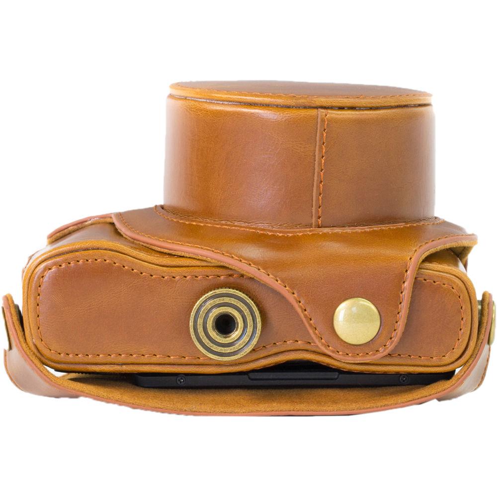 MegaGear Ever Ready PU Leather Camera Case with Strap for Canon PowerShot G1 X Mark II