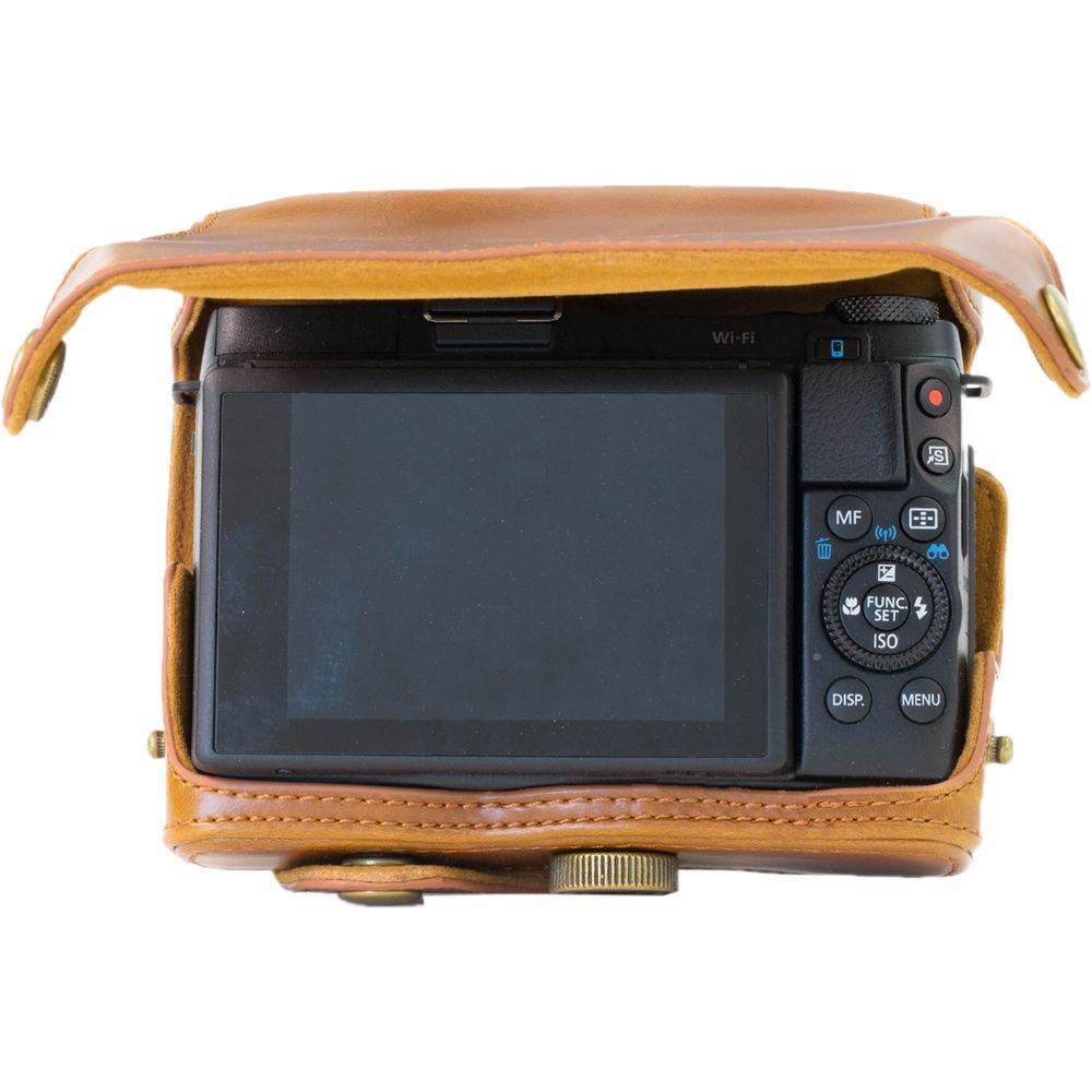 MegaGear Ever Ready PU Leather Camera Case with Strap for Canon PowerShot G1 X Mark II