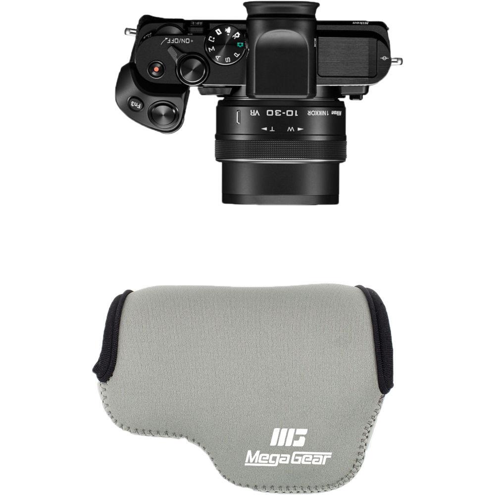 MegaGear Ultra-Light Neoprene Case for Nikon 1 V3 with 10-30mm