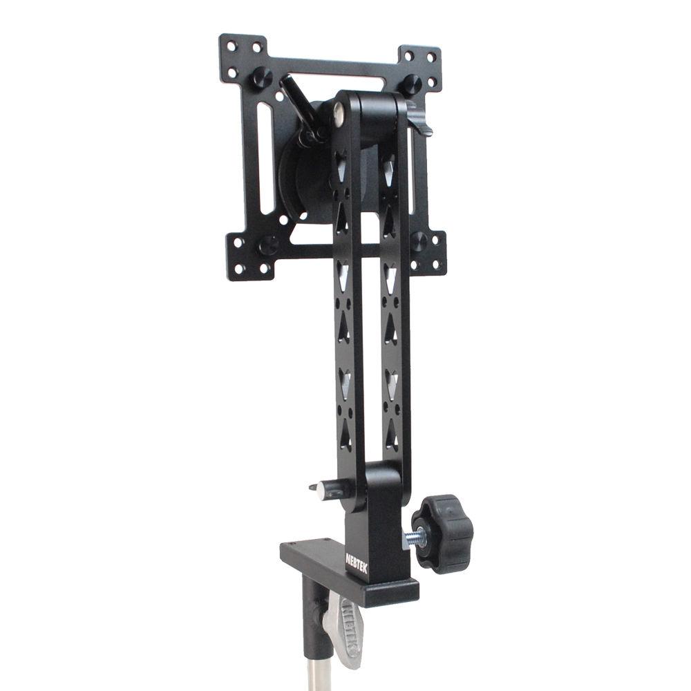Nebtek Vesa Pro Ball Lock Mount For 25" Monitor with Portrait Landscape Rotation And Offset Balance Plate
