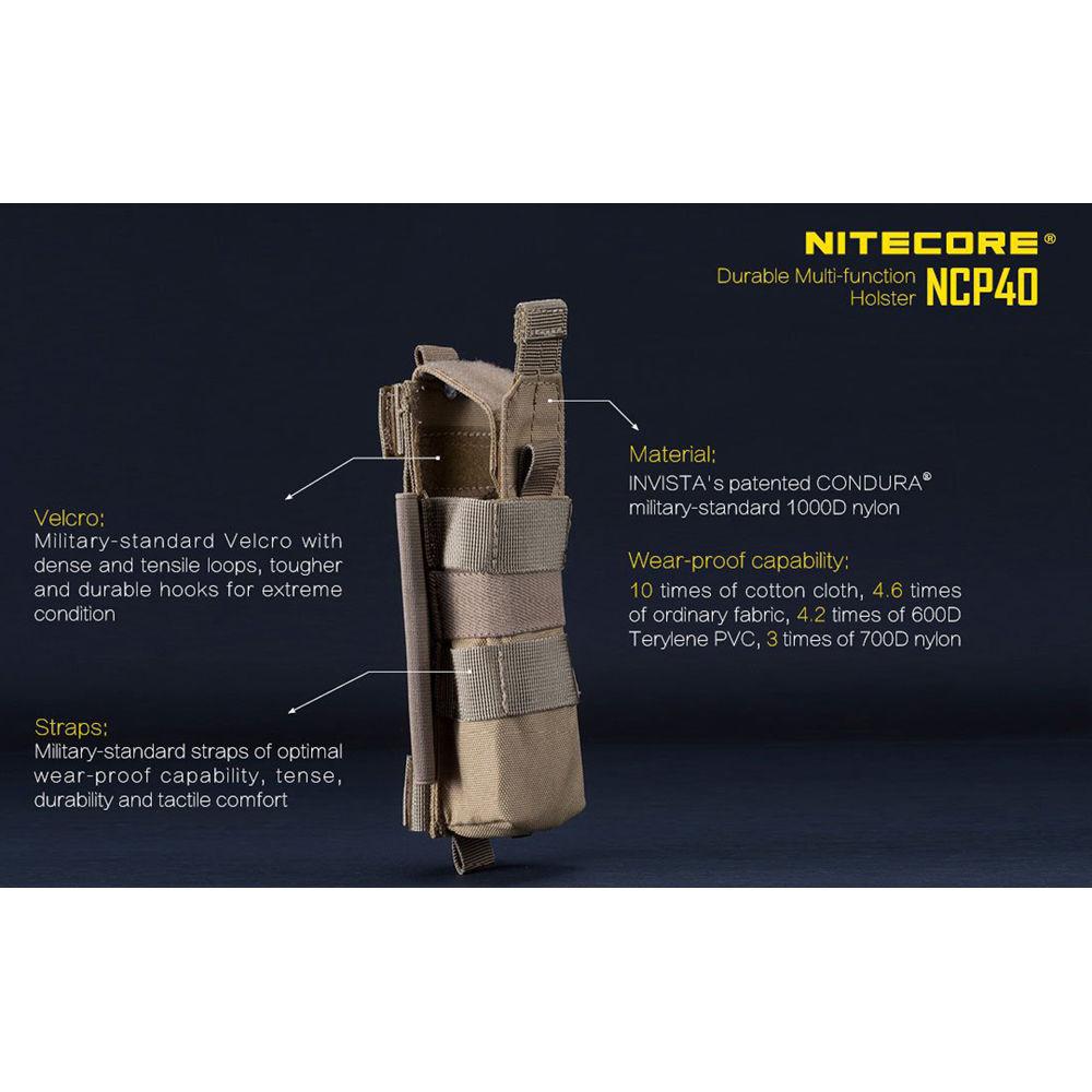 Nitecore NCP40 Tactical Flashlight Holster