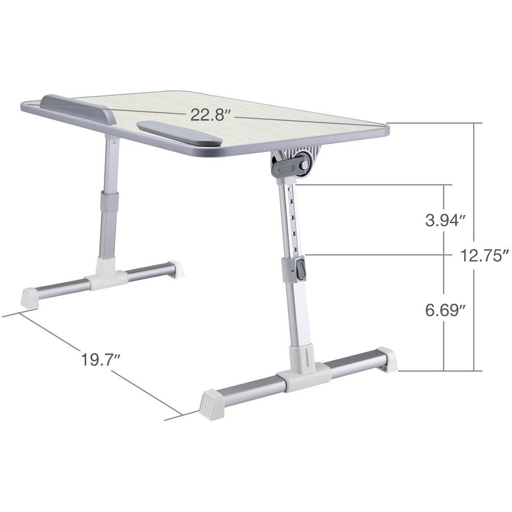 SIIG Adjustable Laptop Bed Desk for MacBook and PC
