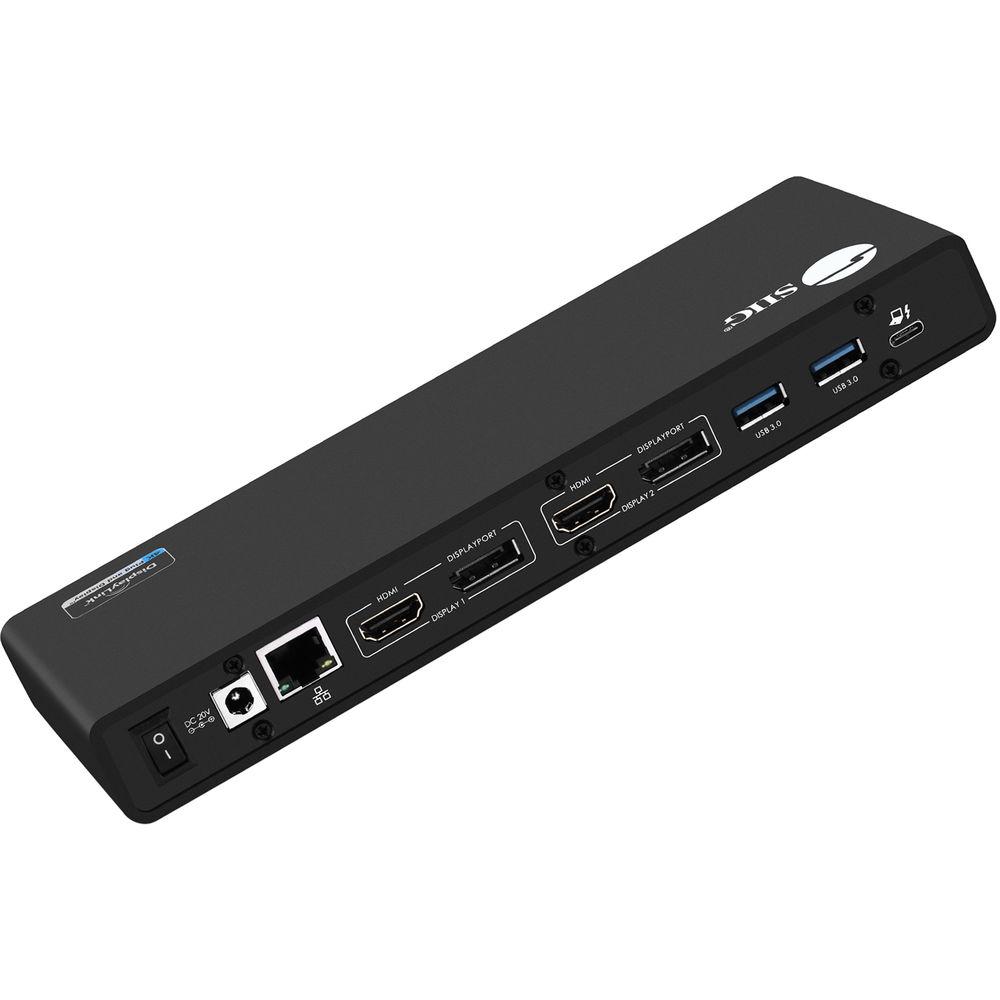 SIIG USB 3.1 USB Type-C Dual 4K Docking Station with Power Delivery